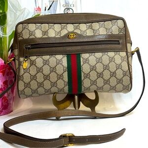 Gucci Ophidia Beige Crossbody Bag - Vintage